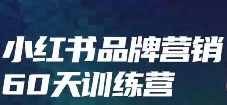 小红书品牌60天训练营第6期，GMV2亿级品牌老板都在学，教会你内容营销底层-十一网创