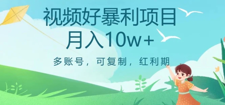 视频号暴利项目，多账号，可复制，红利期，月入10w+【揭秘】-十一网创