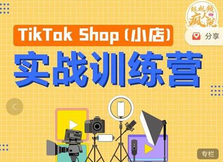 疯人院《TIKTOK SHOP小店实战训练营》海外小店带货，从0到1掌握TK小店运营-十一网创