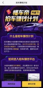 懂车帝拍车赚钱计划项目，无脑搬运，无上限收益!-十一网创