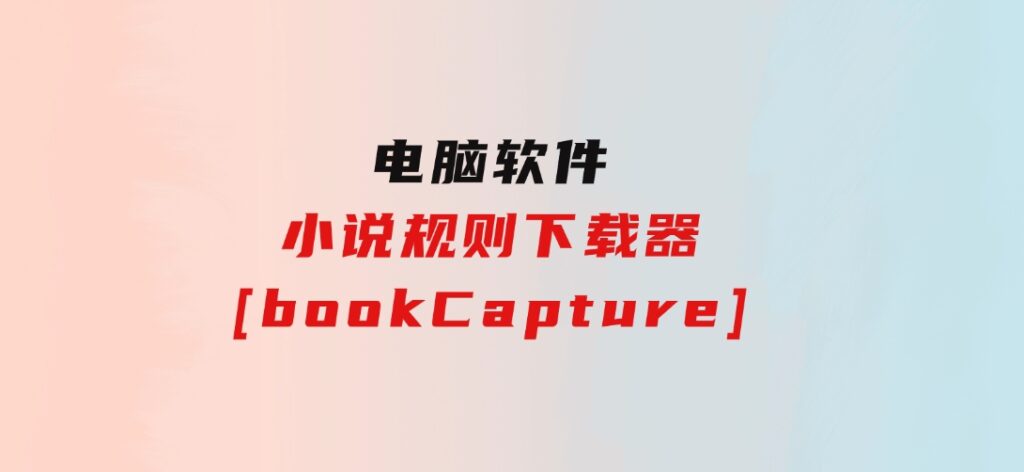 小说规则下载器[bookCapture]-十一网创