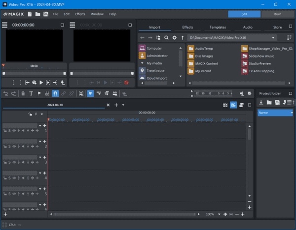 MAGIXVideoProX16(专业视频编辑)v22.0.1.260-十一网创