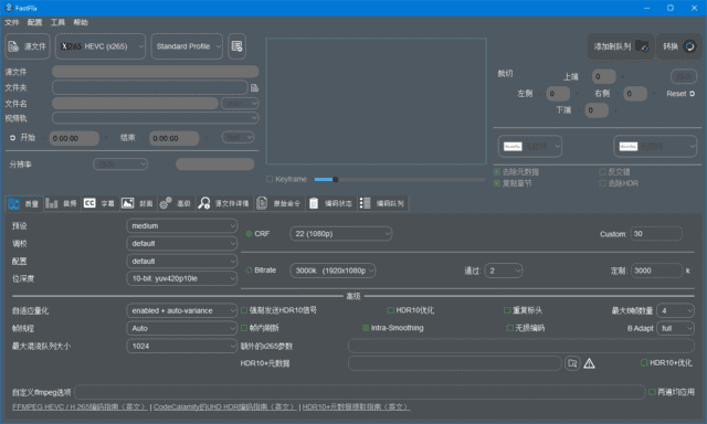 FastFlix5.9.0中文绿色版高效的视频文件转换和处理软件-十一网创