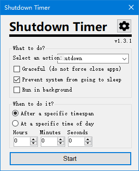 ShutdownTimerClassic(关机计时器经典版)v1.3.1绿色版-十一网创