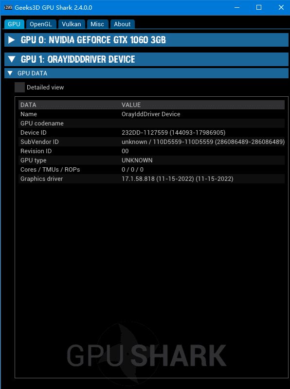GPUShark(显卡GPU监视工具)v2.4.1.0绿色版-十一网创