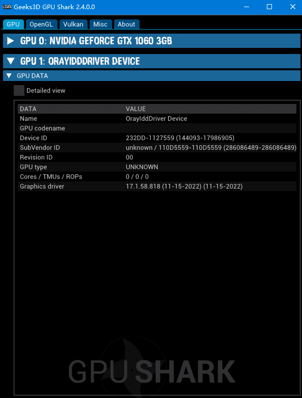 GPUShark(显卡GPU监视工具)v2.4绿色版-十一网创