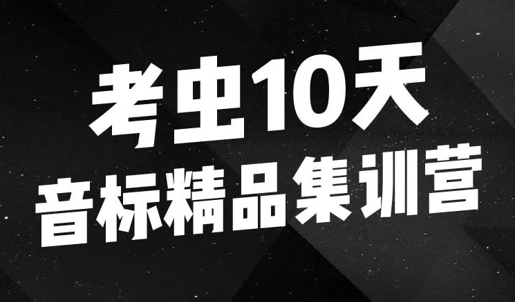10天音标精品集训营-十一网创