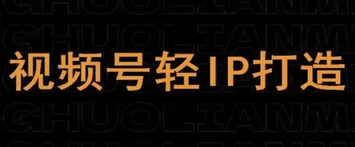 视频号线上课程，视频号轻IP打造-十一网创