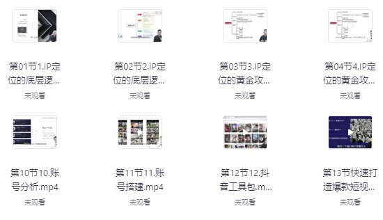 运动达人健身IP定位课-十一网创