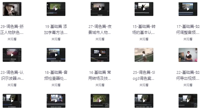 FCPX剪辑课-十一网创