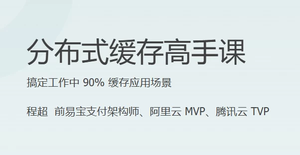 分布式缓存高手课-十一网创