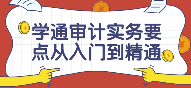 学通审计实务要点从入门到精通课-十一网创