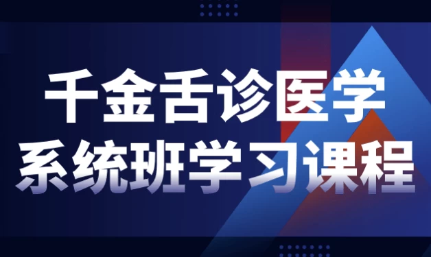 千金舌诊医学系统班学习课程-十一网创