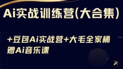 AI实战训练营合集（豆包AI+KIMI应用+AI音乐）-十一网创