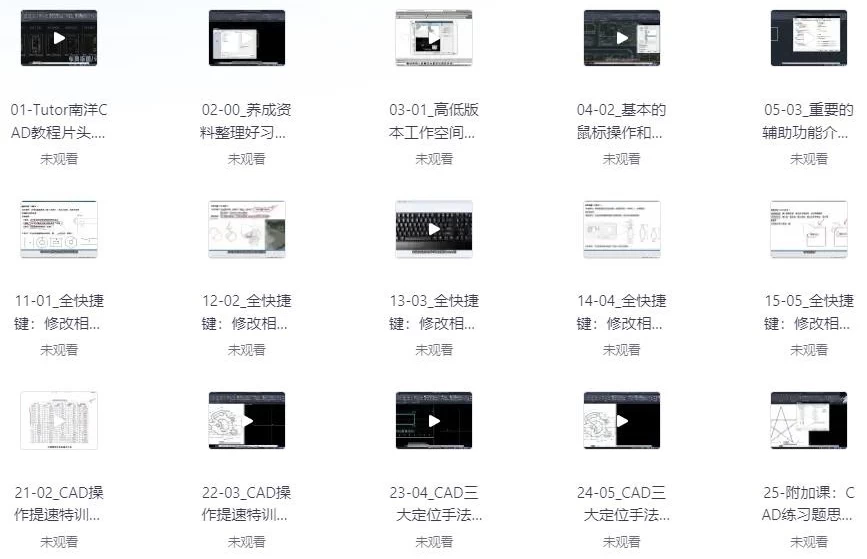 CAD工作技能课程-十一网创