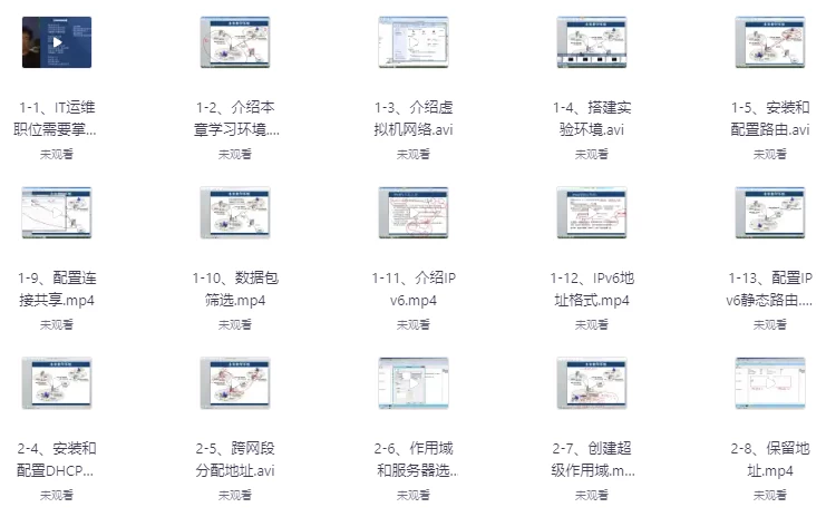 WindowsServer2012网络服务视频课程（128节）-十一网创