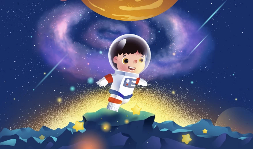少年得到《给孩子的太空探秘课》-十一网创
