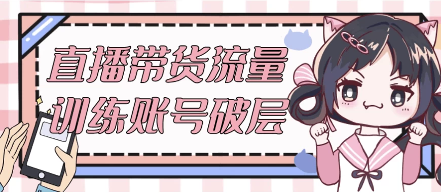 直播带货流量训练账号破层-十一网创