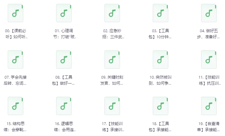 29堂即兴表达课，让你敢说、能说、会说，轻松升职加薪，搞定人际关系-十一网创