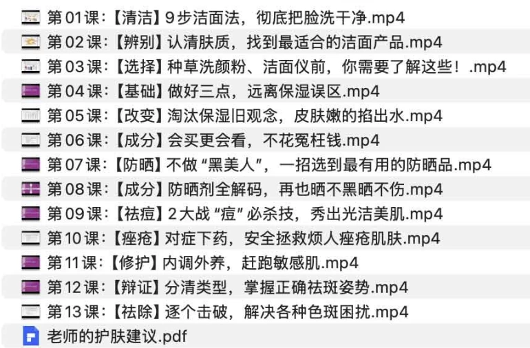 协和医学院皮肤博士13堂美肤课-十一网创