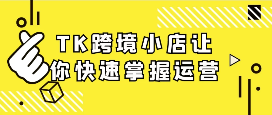 TK跨境小店让你快速掌握运营-十一网创
