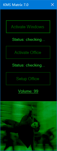 KMSMatrix(windows/office⼀键激活⼯具)v7.1绿色版-十一网创