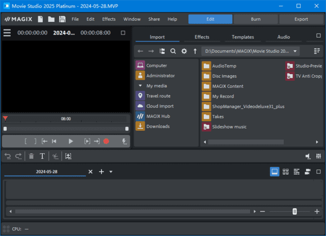 MAGIXMovieStudioPlatinum2025(视频编辑软件)v24.0.1.239-十一网创