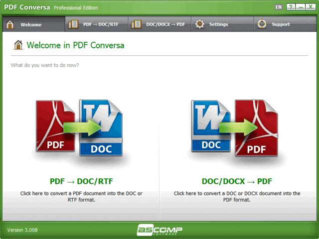 ASCOMPPDFConversa(PDF转换工具)Prov3.012便携版-十一网创