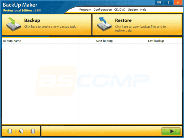 ASCOMPBackUpMaker(强大备份软件)Prov8.314便携版-十一网创