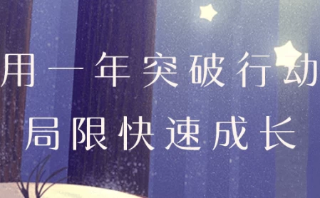 用一年突破行动局限快速成长-十一网创