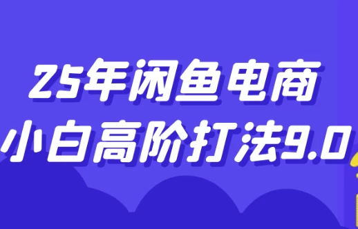 25年闲鱼电商小白高阶打法9.0-十一网创