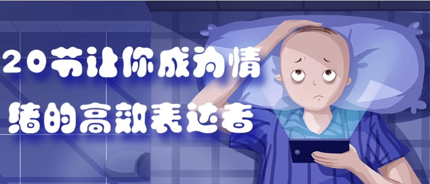 20节让你成为情绪的高效表达者-十一网创