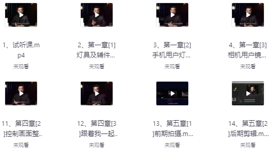 主播打光布光培训课-十一网创