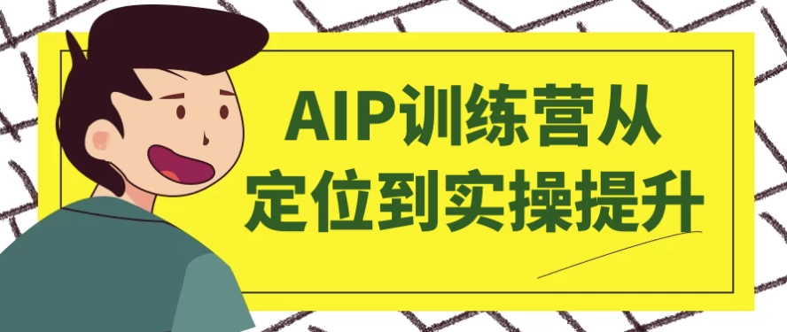 AIP训练营从定位到实操提升-十一网创