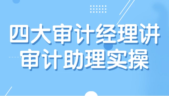 四大审计经理讲审计助理实操-十一网创