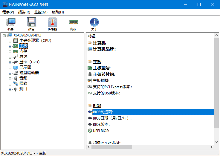 HWiNFO(专业系统信息检测工具)v8.28/8.29.5775Beta中文绿色版-十一网创