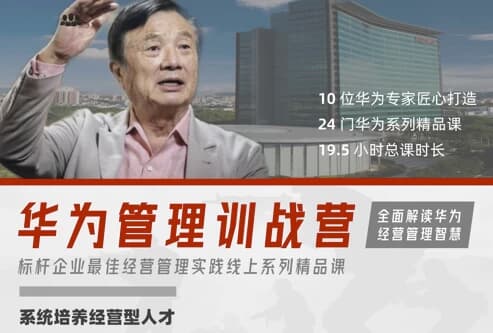 华为经营管理全模块训战营-十一网创