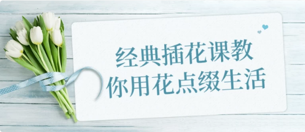 经典插花课教你用花点缀生活-十一网创