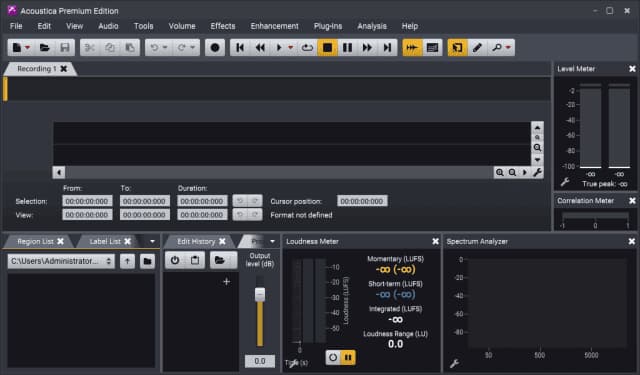AcousticaPremiumEdition(专业音频编辑)v7.7.8便携版-十一网创