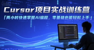 Cursor项目实战训练营，两小时快速掌握AI编程，零基础也能轻松上手-十一网创