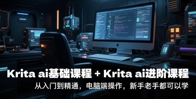 kritaai基础课程+Kritaai进阶课程，从入门到精通，电脑端操作，新手老手都可以学-十一网创