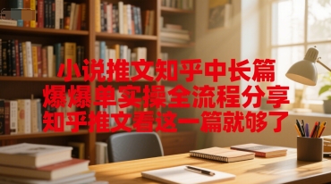 小说推文知乎中长篇爆单实操全流程分享，知乎推文看这一篇就够了-十一网创