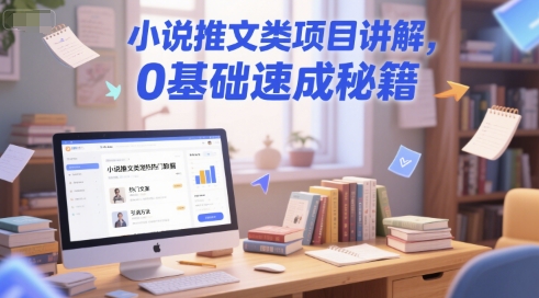 小说推文类项目讲解，0基础速成秘籍-十一网创