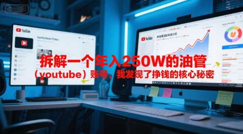 付费文章：拆解一个年入250W的油管（youtube）账号，我发现了挣钱的核心秘密-十一网创