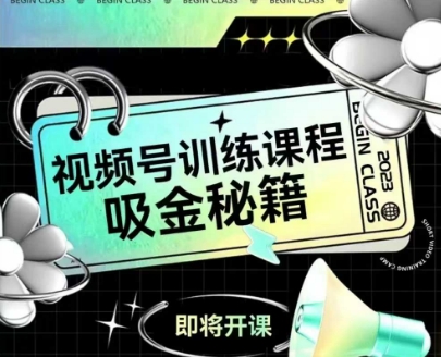 如何做好视频号，视频号训练课程，吸金秘籍-十一网创