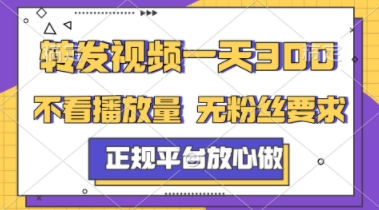 转发视频一天3张+，正规平台放心做，不看播放量，不看粉丝量，一个任务几分钟完成【揭秘】-十一网创