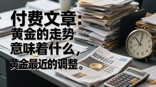 付费文章：黄金的走势意味着什么，如何看待黄金最近的调整-十一网创