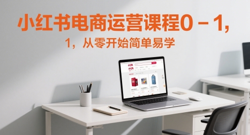 小红书电商运营课程0-1，从零开始简单易学-十一网创