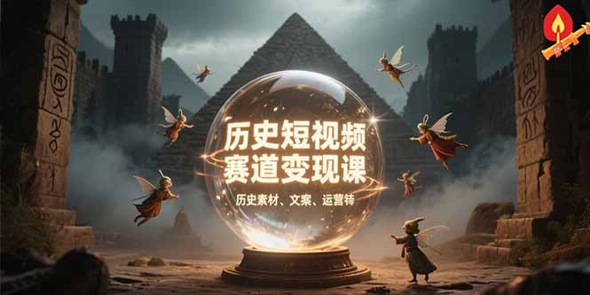 历史短视频赛道变现课，百集素材库应用，文案剪辑技巧，账号运营全案-十一网创