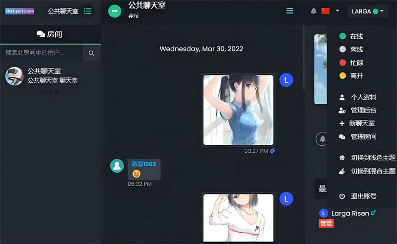 最新公共聊天室系统源码ChatNetV1.11-V1.9完整汉化版源码私人聊天程序-十一网创
